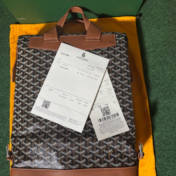 Goyard Cisaplin Backpack - Brown Goyardine Canvas - Picture 2 of 2